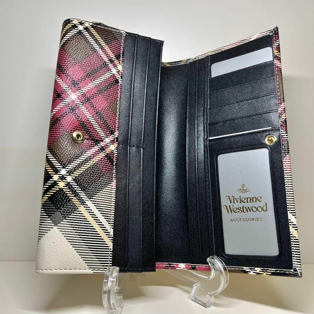 Vivienne Westwood(ヴィヴィアンウエストウッド)の✨新品✨ビビアンウエストウッド 長財布 チェック レディースのファッション小物(財布)の商品写真