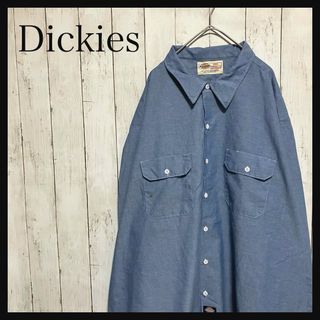 ディッキーズ(Dickies)のディッキーズ 長袖ワークシャツ ワンポイント刺繍ロゴ Z1110(シャツ)