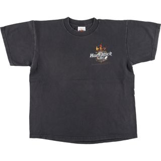 古着 00年代 ハードロックカフェ HARD ROCK CAFE WASHINGTON D.C. バックプリント アドバタイジングTシャツ USA製 メンズM /eaa427979(Tシャツ/カットソー(半袖/袖なし))