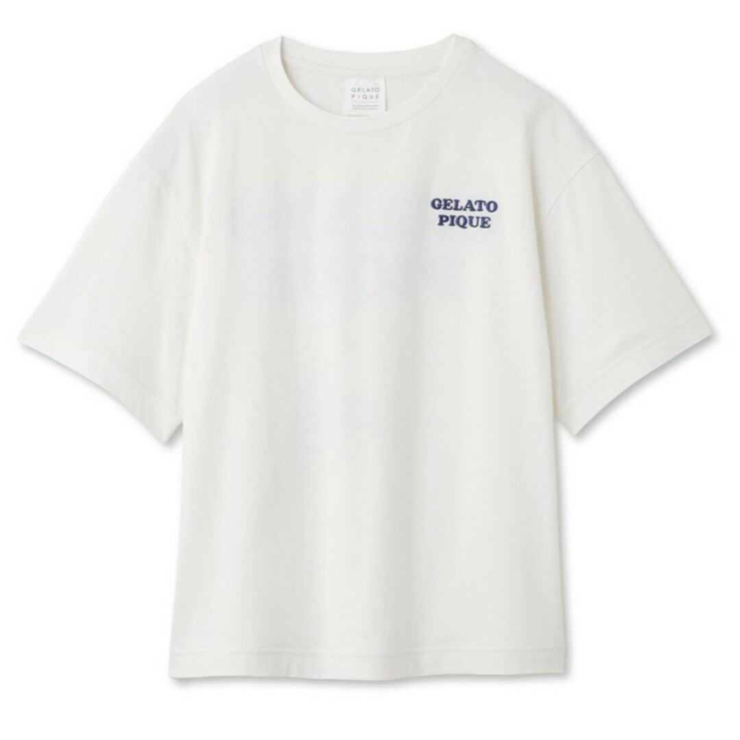 gelato pique(ジェラートピケ)の新品未使用 ジェラートピケ バックプリントTシャツ  アイス レディースのルームウェア/パジャマ(ルームウェア)の商品写真