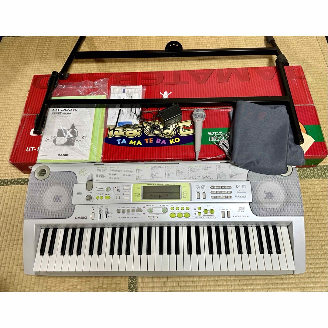 CASIO(カシオ)のCASIO カシオ 電子ピアノ 電子キーボード LK-202TV 楽器の鍵盤楽器(電子ピアノ)の商品写真