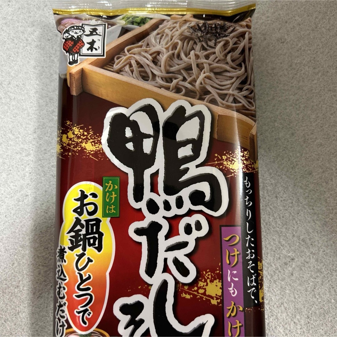 五木食品(イツキショクヒン)の五木食品 鴨だしそば 228g×3袋 たれ付き 蕎麦まとめ売り 食品/飲料/酒の食品(麺類)の商品写真