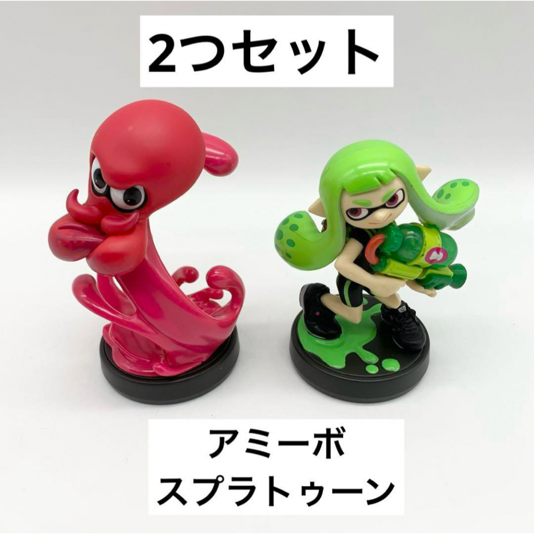 任天堂(ニンテンドウ)の【amiibo】スプラトゥーン ガールライムグリーン タコ エンタメ/ホビーのフィギュア(ゲームキャラクター)の商品写真