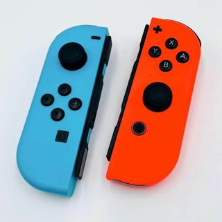 ニンテンドースイッチ(Nintendo Switch)の【美品】Joy-Conセット ネオンブルー・ネオンレッド  動作良好 送料無料(その他)