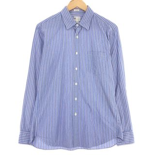 ジェイクルー(J.Crew)の古着 ジェイクルー J.Crew 長袖 ストライプシャツ メンズM /eaa427689(シャツ)