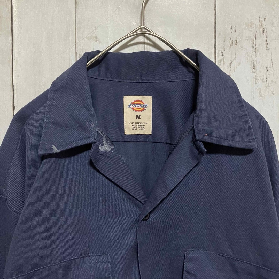 Dickies(ディッキーズ)のディッキーズ 長袖ワークシャツワンポイント刺繍ロゴZ1111 メンズのトップス(シャツ)の商品写真