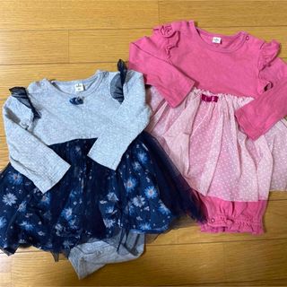 アプレレクール(apres les cours)の【アプレレクール】size:80 カバーオール2枚セット(カバーオール)