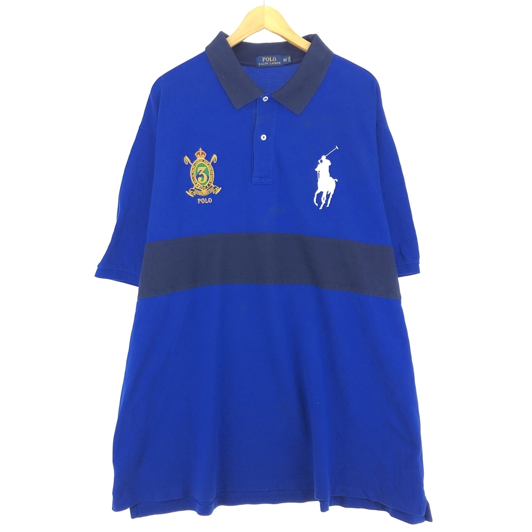 Ralph Lauren(ラルフローレン)の古着 ビッグサイズ ラルフローレン Ralph Lauren POLO RALPH LAUREN ビッグポニー 半袖 ポロシャツ メンズXXXXL /eaa428373 メンズのトップス(ポロシャツ)の商品写真