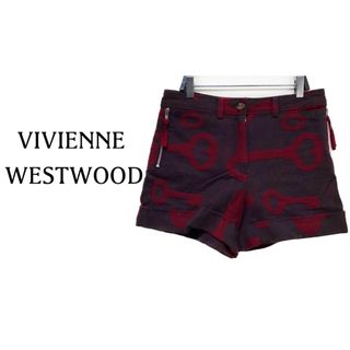 Vivienne Westwood - ヴィヴィアンウエストウッド【美品】KEY 総柄 ウール ショート パンツ