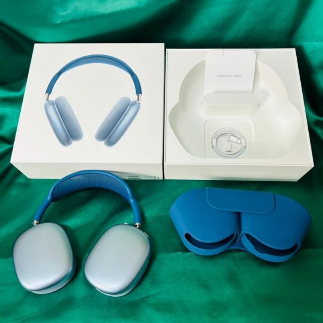 Apple(アップル)のAPPLE AIRPODS MAX SKY BLUE MGYL3J/A スマホ/家電/カメラのオーディオ機器(ヘッドフォン/イヤフォン)の商品写真