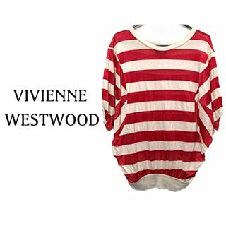 アングロマニア(ANGLOMANIA（Vivienne Westwood）)のvivienne westwood   ボーダー柄 変形 半袖 カットソー(カットソー(半袖/袖なし))