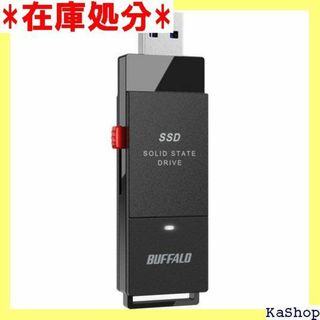 バッファロー SSD 外付け 1.0TB 超小型 コン . .0U3-B/N 2(その他)