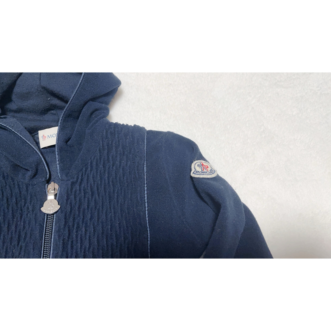 MONCLER(モンクレール)のMONCLER パーカー 異素材 キッズ/ベビー/マタニティのキッズ服女の子用(90cm~)(ジャケット/上着)の商品写真