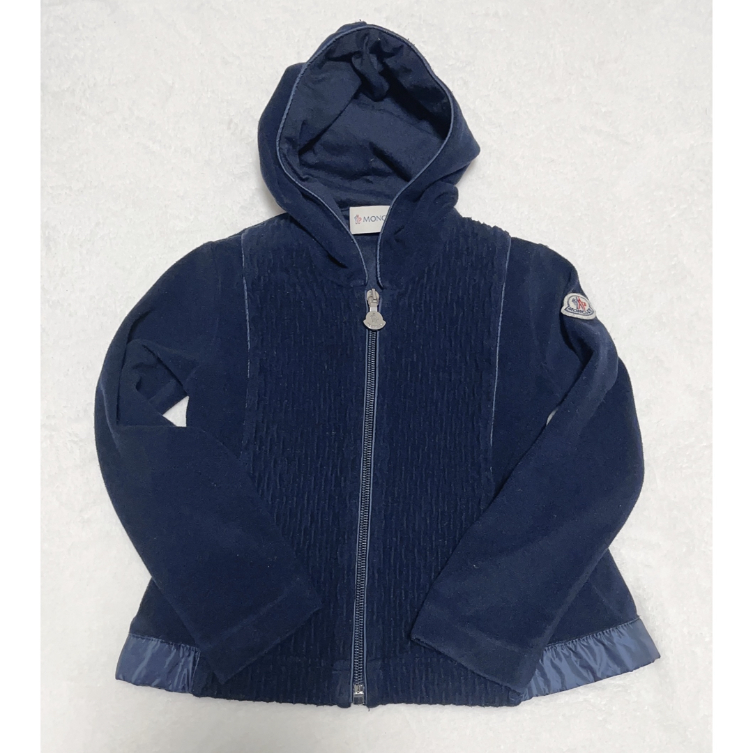 MONCLER(モンクレール)のMONCLER パーカー 異素材 キッズ/ベビー/マタニティのキッズ服女の子用(90cm~)(ジャケット/上着)の商品写真