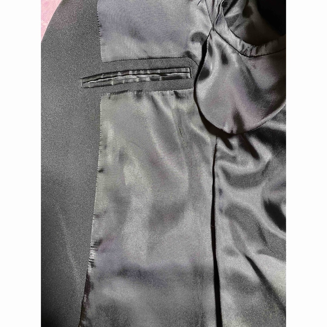 黒　ジャケット　内ポケットあり　スーツ上着 メンズのスーツ(スーツジャケット)の商品写真