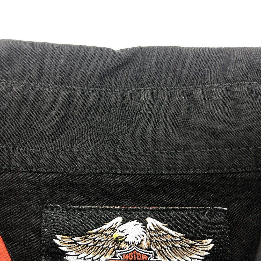 Harley Davidson(ハーレーダビッドソン)の古着 00年代 ハーレーダビッドソン Harley-Davidson 長袖 ボタンダウン ワークシャツ メンズM /eaa424233 メンズのトップス(シャツ)の商品写真