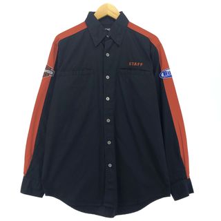 ハーレーダビッドソン(Harley Davidson)の古着 00年代 ハーレーダビッドソン Harley-Davidson 長袖 ボタンダウン ワークシャツ メンズM /eaa424233(シャツ)