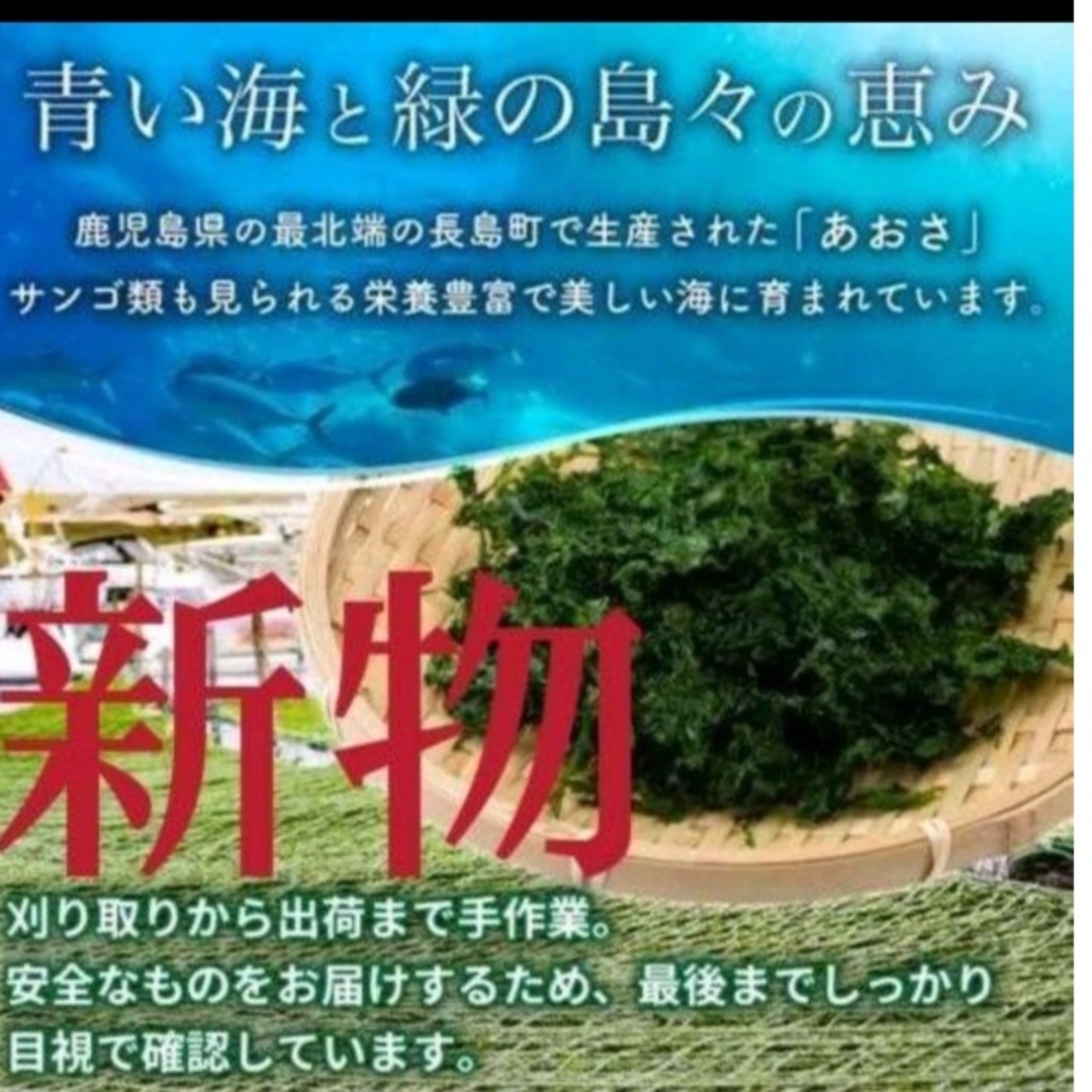 鹿児島県長島町産 あおさ あおさのり  乾燥あおさ 食品/飲料/酒の加工食品(乾物)の商品写真