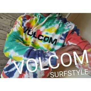 ボルコム(volcom)のVOLCOM　SURFSTYLE　タイダイ柄ボルコムパーカーVOLCOMパーカー(パーカー)