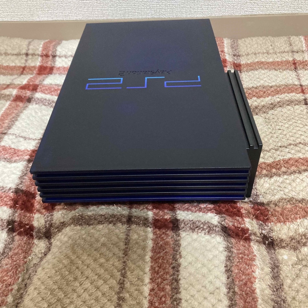 PlayStation2(プレイステーション2)のps2 本体　ミッドナイトブルー　BBユニット エンタメ/ホビーのゲームソフト/ゲーム機本体(家庭用ゲーム機本体)の商品写真