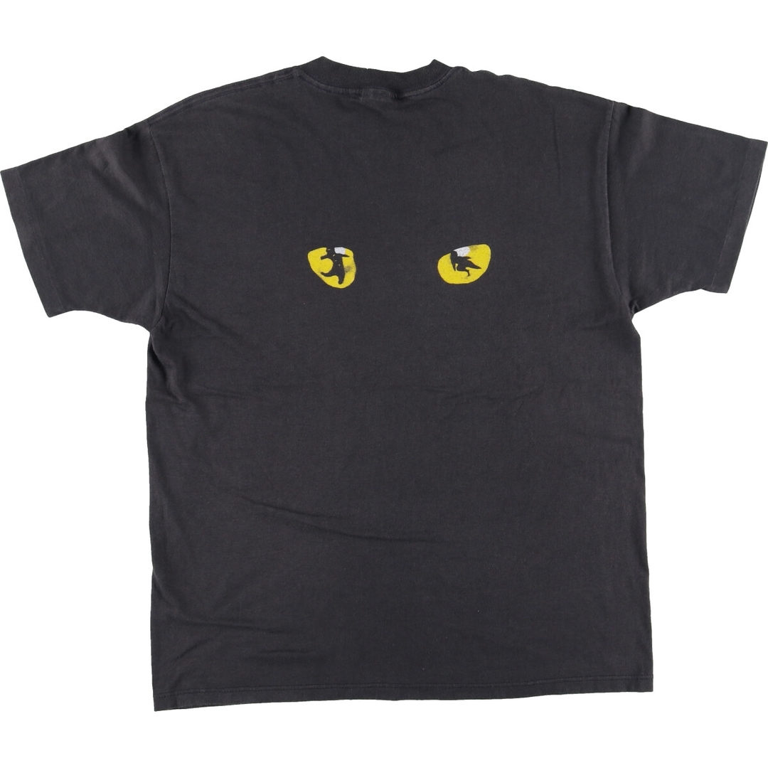 古着 80年代 TOUCH OF GOLD CATS キャッツ 両面プリント プリントTシャツ USA製 メンズXL ヴィンテージ /eaa425562 メンズのトップス(Tシャツ/カットソー(半袖/袖なし))の商品写真