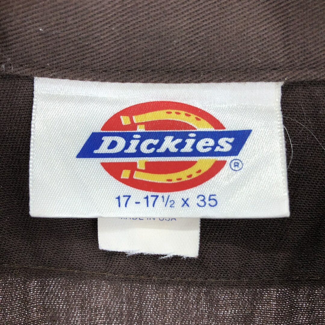 Dickies(ディッキーズ)の古着 ビッグサイズ 90年代 ディッキーズ Dickies 長袖 ワークシャツ USA製 メンズXXXL ヴィンテージ /eaa431747 メンズのトップス(シャツ)の商品写真