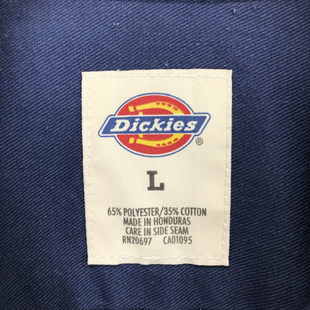 Dickies(ディッキーズ)の古着 ディッキーズ Dickies 長袖 ワークシャツ メンズL /eaa431742 メンズのトップス(シャツ)の商品写真