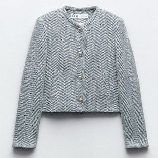 ザラ(ZARA)の今季　新作　ザラ　ジャケット(ノーカラージャケット)