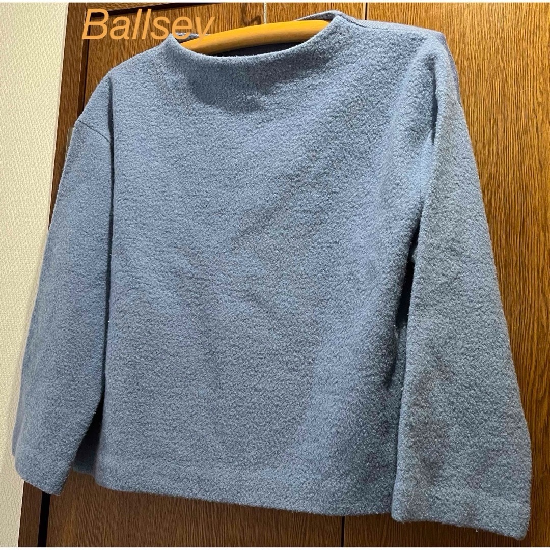 Ballsey(ボールジィ)のハイグレード　Ballsey レディース　S  ブルー　ウールニット　 レディースのトップス(ニット/セーター)の商品写真