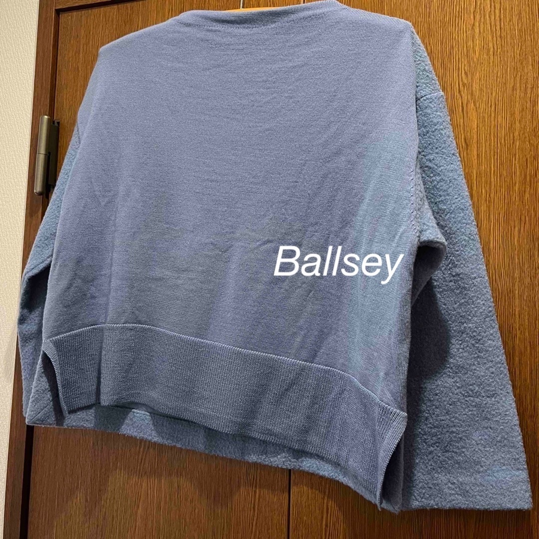 Ballsey(ボールジィ)のハイグレード　Ballsey レディース　S  ブルー　ウールニット　 レディースのトップス(ニット/セーター)の商品写真