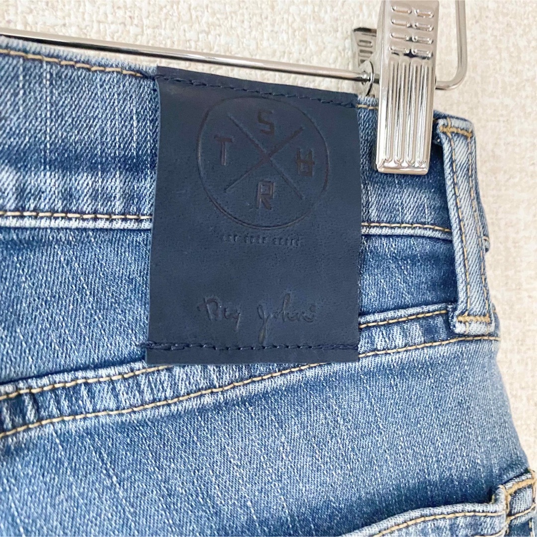 SURT(サート)のSURTサート ×BIG JOHN ハイロウヘムデニム M ブルー レディースのパンツ(デニム/ジーンズ)の商品写真