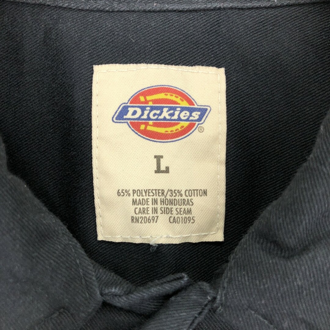 Dickies(ディッキーズ)の古着 ディッキーズ Dickies 長袖 ワークシャツ メンズL /eaa431740 メンズのトップス(シャツ)の商品写真