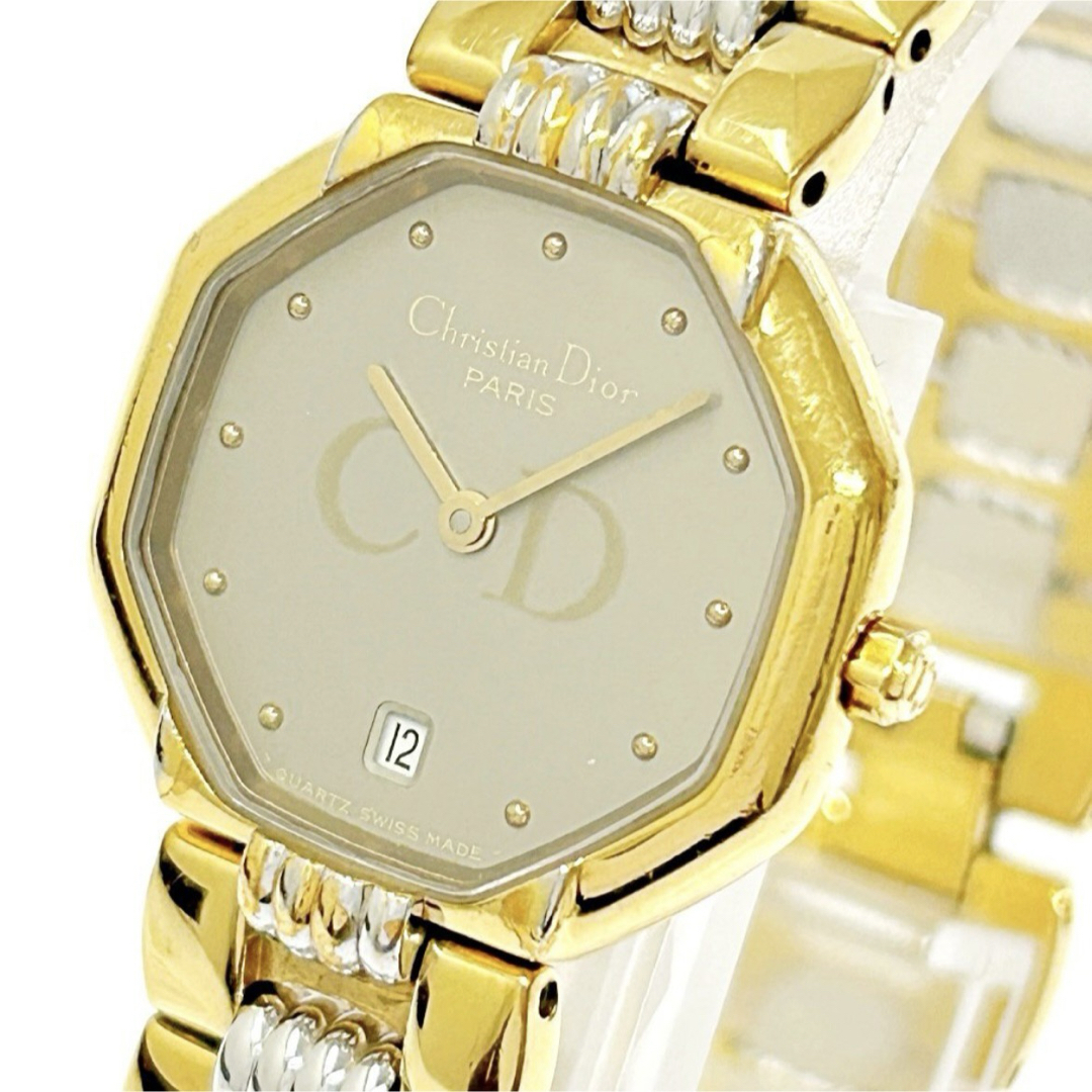Christian Dior(クリスチャンディオール)のChristian Dior クリスチャンディオール 48 133 オクタゴン レディースのファッション小物(腕時計)の商品写真