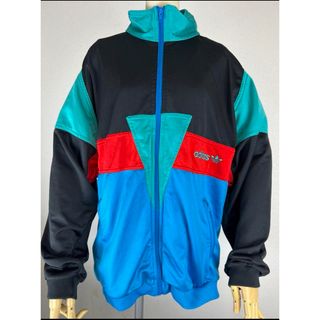 アディダス(adidas)の激レア　80s  adidas アディダス　銀タグ　トラックジャケット(ジャージ)