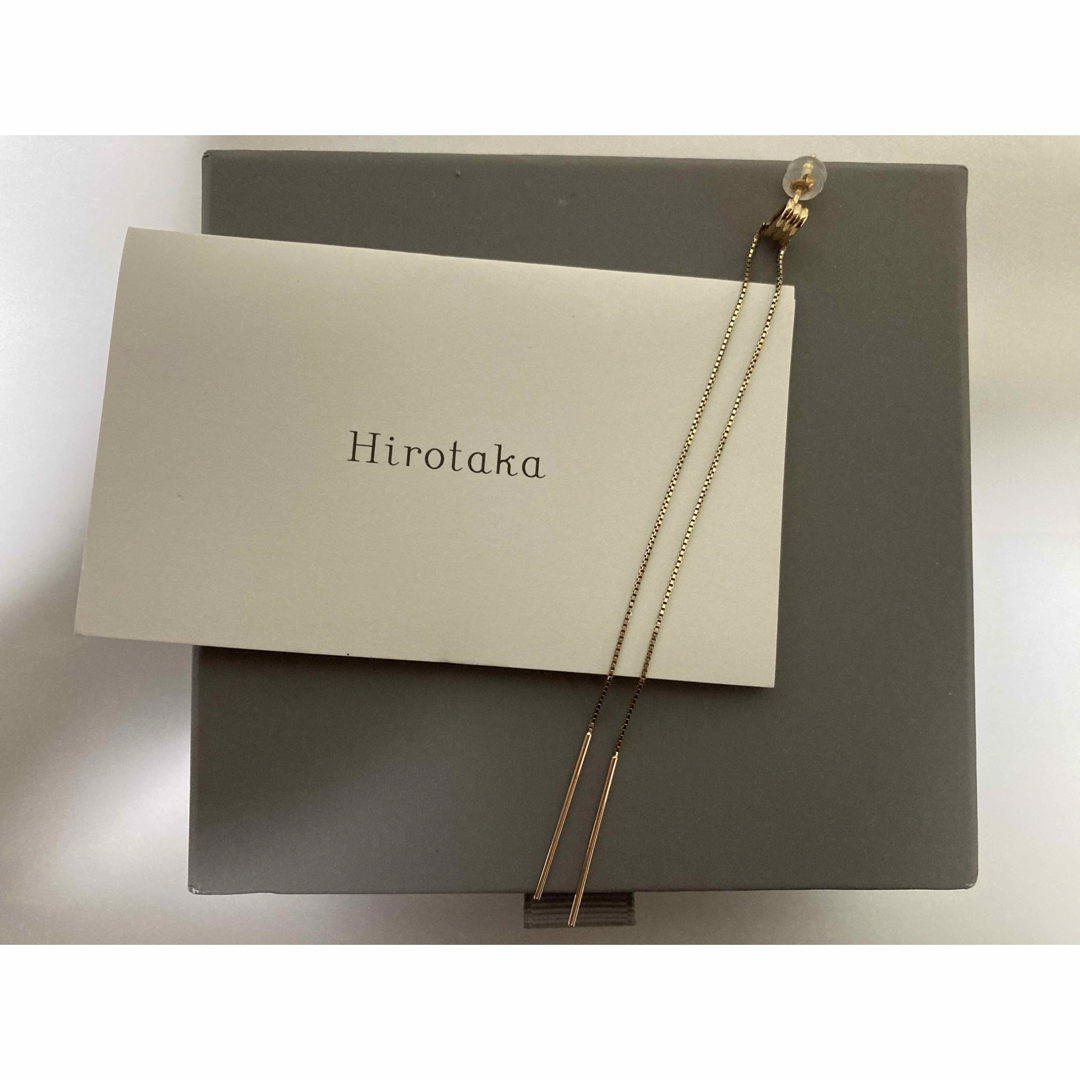 ESTNATION(エストネーション)の美品　hirotaka ヒロタカ　コントーショニスト　チェーン ピアス L レディースのアクセサリー(ピアス)の商品写真