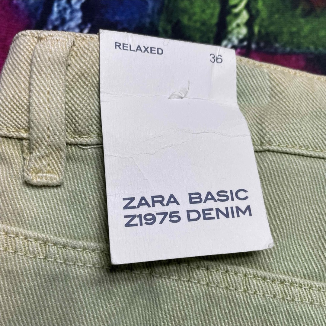 ZARA(ザラ)のZARA BASIC DENIM ザラベーシックデニム クラッシュデニムパンツ メンズのパンツ(デニム/ジーンズ)の商品写真
