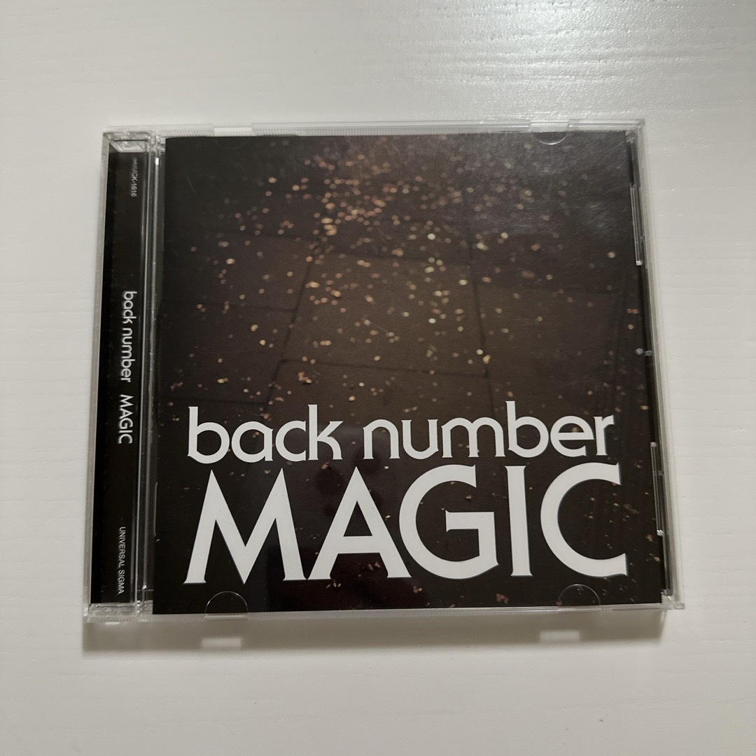 BACK NUMBER(バックナンバー)のbacknumber MAGIC バックナンバー　CDアルバム エンタメ/ホビーのCD(ポップス/ロック(邦楽))の商品写真