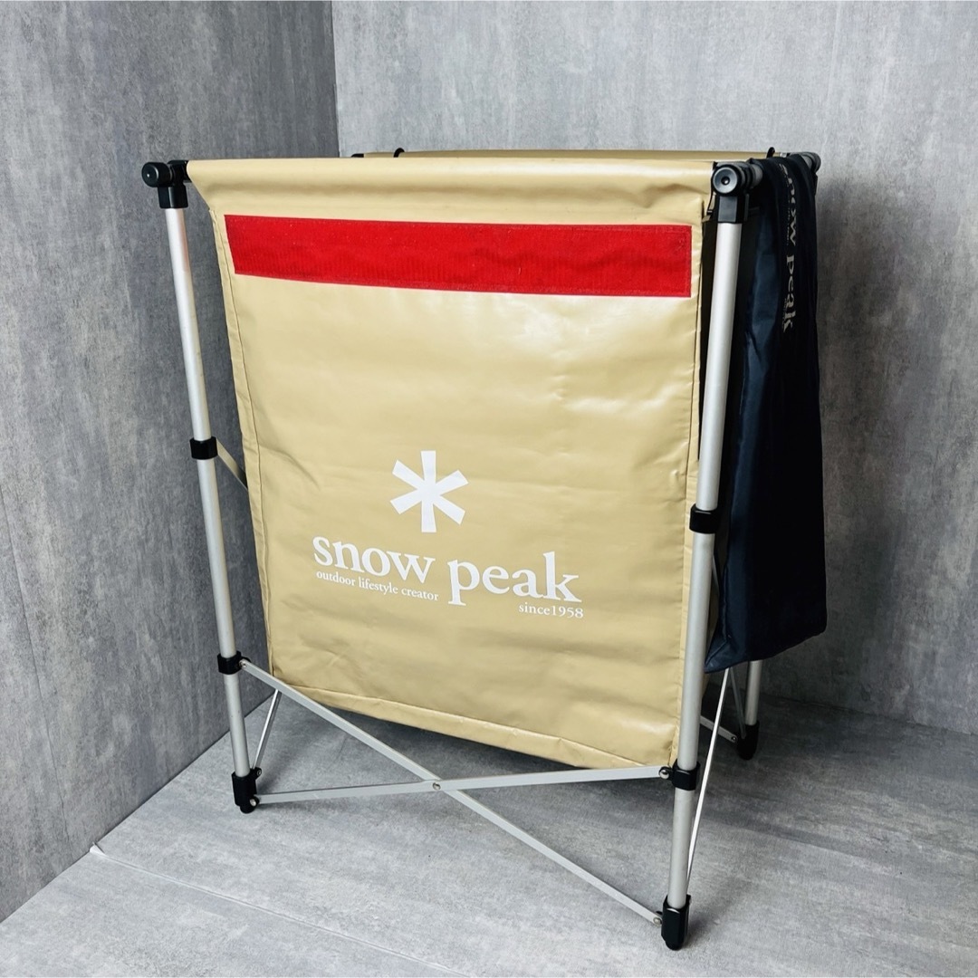 Snow Peak(スノーピーク)の【廃盤】snow peak スノーピーク ガビングスタンド ゴミ箱 スポーツ/アウトドアのアウトドア(その他)の商品写真