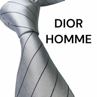 DIOR HOMME - 631✨美品✨DIOR HOMME ネクタイ　ストライプ　肉厚　光沢　高級感