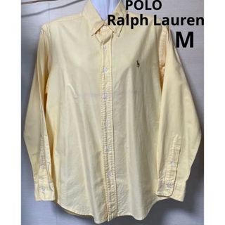 POLO RALPH LAUREN - 90s ポロラルフローレン　オックスフォードBDシャツ　ハミルトン　イエローM 