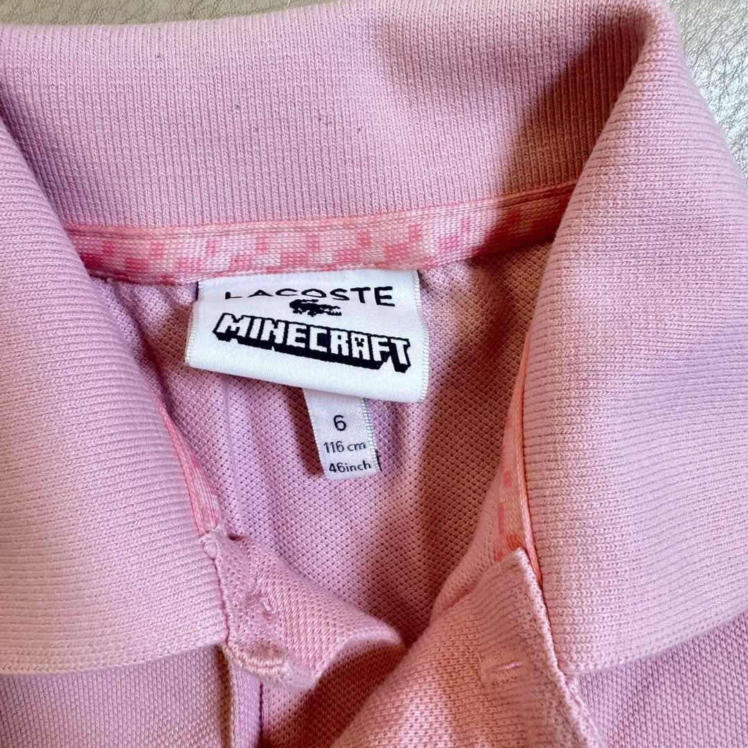LACOSTE - レア! LACOSTE マイクラ コラボ ポロシャツの通販 by LACOSTE - レア! LACOSTE マイクラ コラボ ポロシャツの通販 by