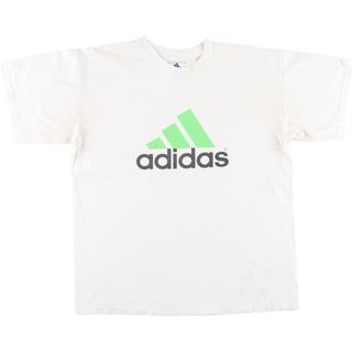 アディダス(adidas)の古着 90年代 アディダス adidas プリントTシャツ USA製 メンズL ヴィンテージ /eaa431394(Tシャツ/カットソー(半袖/袖なし))