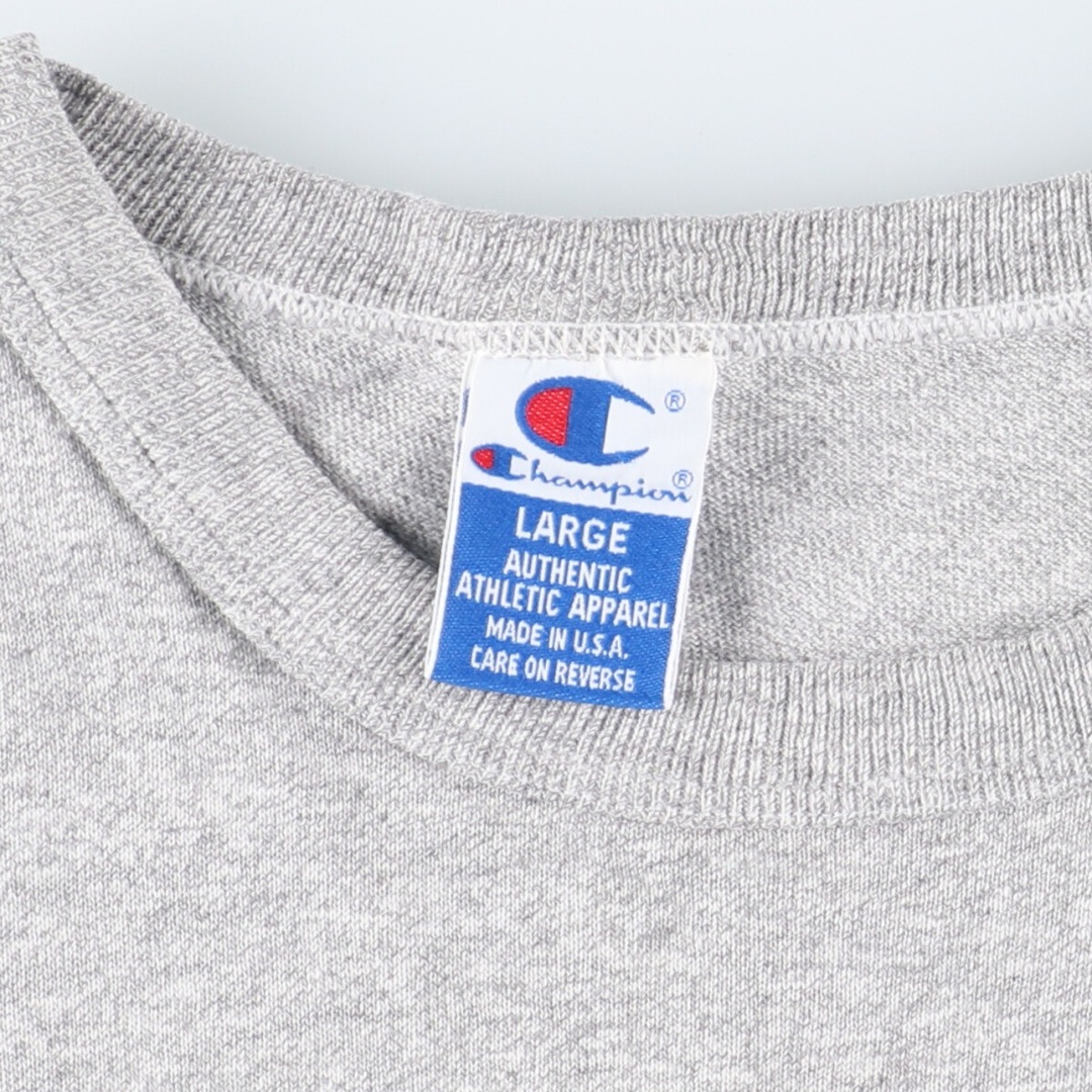 Champion(チャンピオン)の古着 90年代 チャンピオン Champion カレッジTシャツ USA製 メンズL ヴィンテージ /eaa431397 メンズのトップス(Tシャツ/カットソー(半袖/袖なし))の商品写真