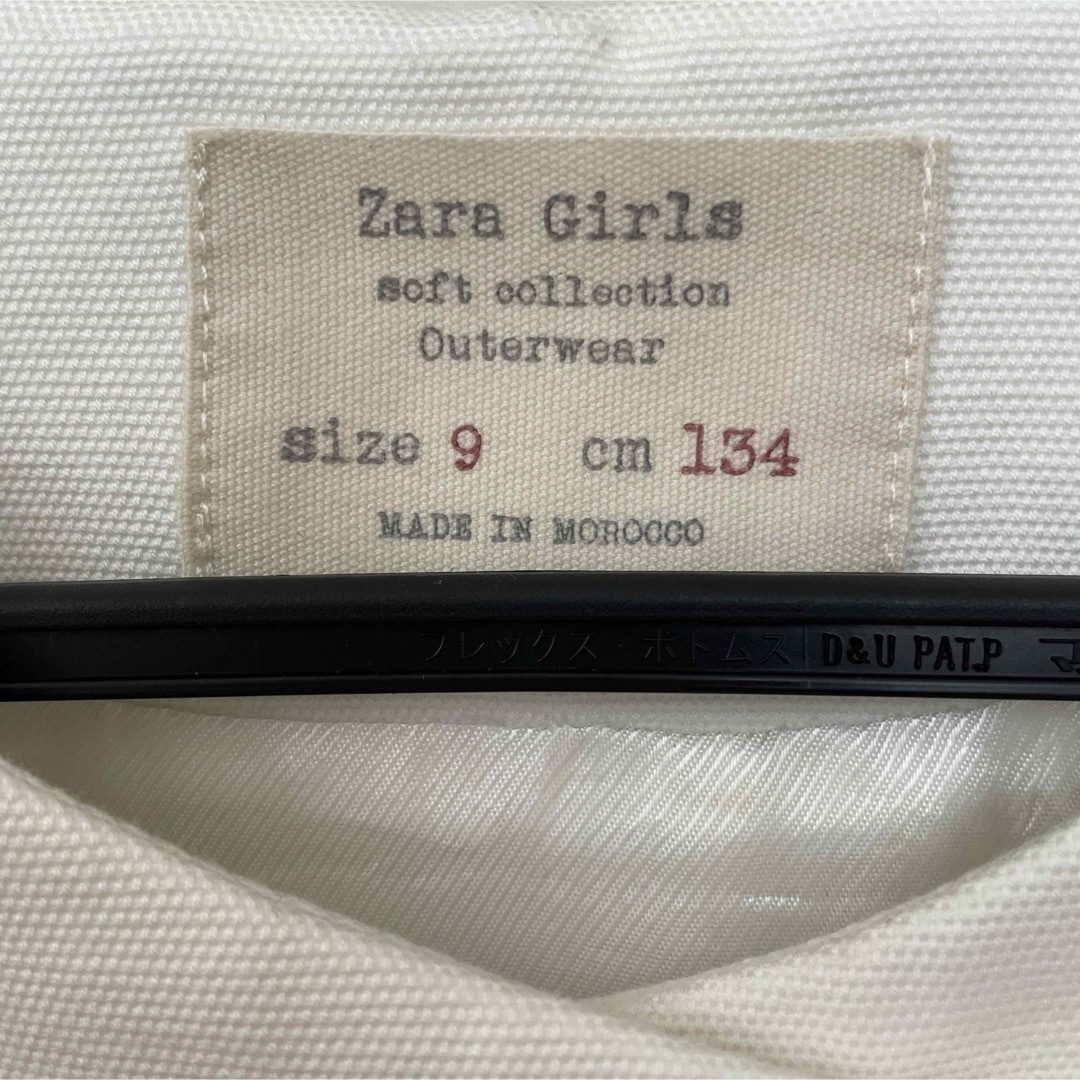 ZARA(ザラ)のザラ　コート　134㎝　サイズ9 キッズ/ベビー/マタニティのキッズ服女の子用(90cm~)(コート)の商品写真