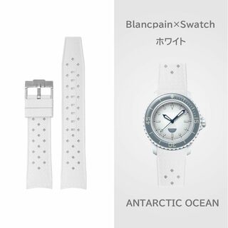 PLANCPAIN×Swatch トロピックタイプラバー ホワイト(ラバーベルト)