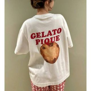 gelato pique - 新品未使用 ジェラートピケ バックプリントTシャツ  クッキー