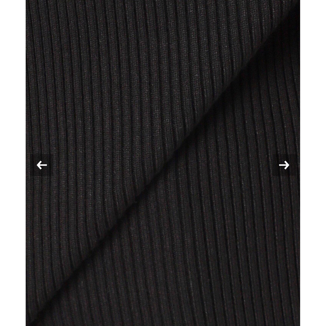 Noble(ノーブル)のNOBLE オフショルニット ブラック 未使用新品 タグ付き レディースのトップス(ニット/セーター)の商品写真