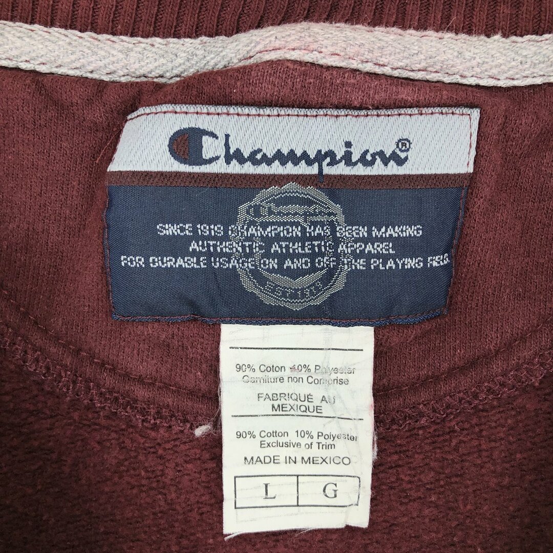 Champion(チャンピオン)の古着 00年代 チャンピオン Champion カレッジスウェットシャツ トレーナー メンズL /eaa411296 メンズのトップス(スウェット)の商品写真