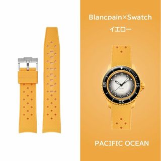 PLANCPAIN×Swatch トロピックタイプラバー イエロー(ラバーベルト)