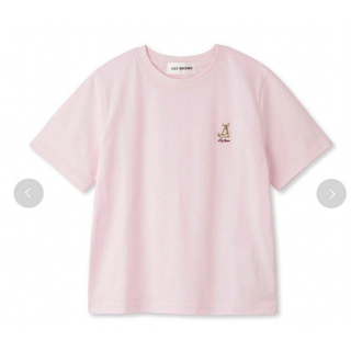 リリーブラウン(Lily Brown)のリリーブラウン ピンク Tシャツ(Tシャツ(半袖/袖なし))
